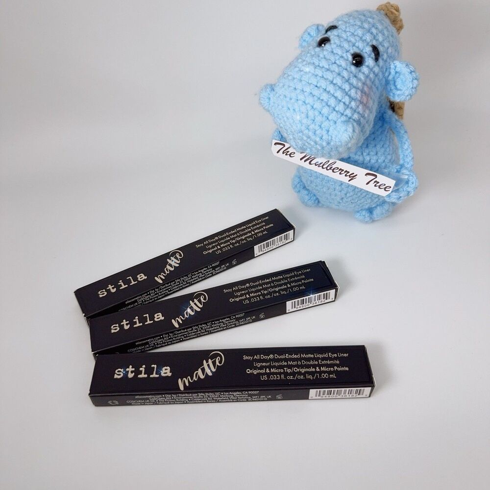 Stila Stay All Day Matte Waterproof Liquid Eyeliner Dual Ended 3 Pack Bundle - Picture 2 of 8